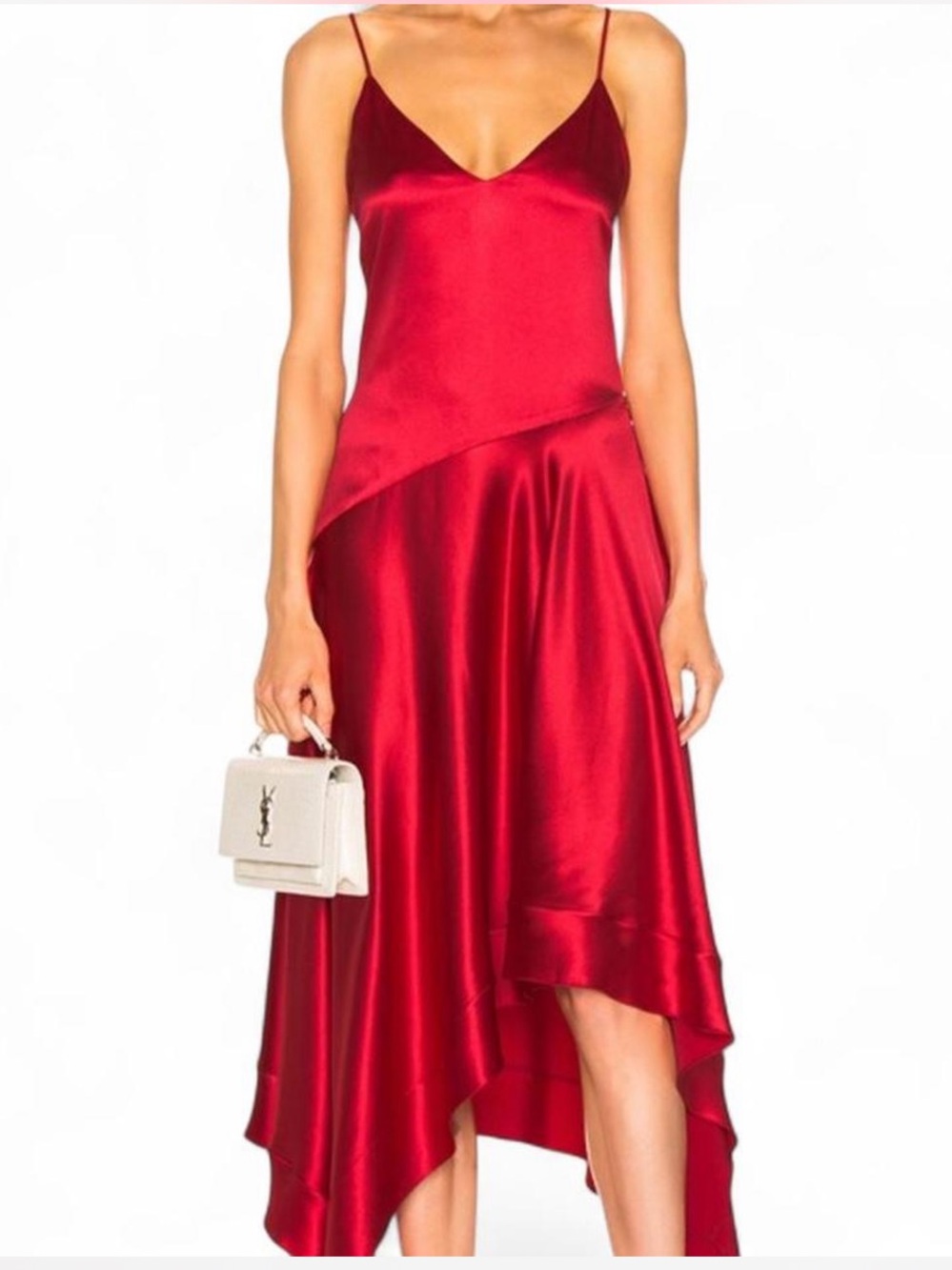 Fleur du Mal red hankerchief dress
